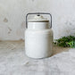 Antique Alp Rose Strawberry Preserve Stoneware Crock by Western Stoneware