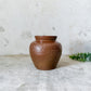 Antique English Brown Stoneware Storage Jar