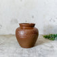 Antique English Brown Stoneware Storage Jar