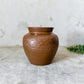 Antique English Brown Stoneware Storage Jar