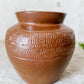 Antique English Brown Stoneware Storage Jar