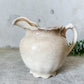 Vintage Stained Crazed Ironstone Creamer Pitcher