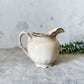 Vintage Stained Crazed Ironstone Creamer Pitcher