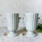 CHOICE Vintage Red Wing Two Handle Gray Vase #1362