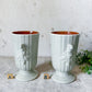 CHOICE Vintage Red Wing Two Handle Gray Vase #1362