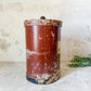 Antique Wood Apothecary 13" Canister
