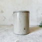 Antique English Stoneware Jar with Lid