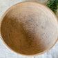 Primitive 15" Wooden Dough Bowl