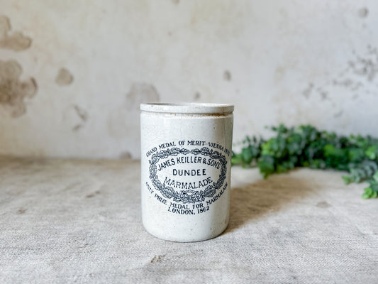 Antique James Keiller Dundee Marmalade 2 lb. Pot
