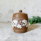 Antique Silicon by Doulton Lambeth Stoneware Tobacco Jar with Lid