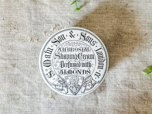 S. Maw & Sons Ambrosial Shaving Cream English Pot & Lid