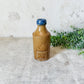 Davies & Son Manchester Masonic Blue Top Stoneware Bottle, c1890
