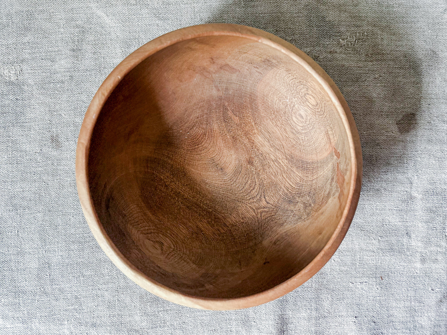 Wooden Footed 9" Serving Bowl
