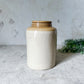 Vintage Large Tan Stoneware Pantry Jar