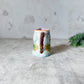 Majolica Small Pitcher with Flowers