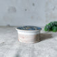 Antique Prattware Lid & Base of Fishing Boats at Sea