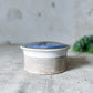 Antique Prattware Lid & Base of Fishing Boats at Sea