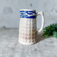 Antique Ironstone Seashell Jug