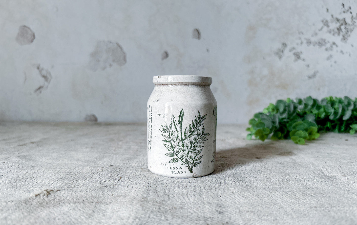 Antique Boot's Confection of Senna Jar