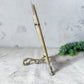 Vintage Brass Nautical Patriotic Picture Frame