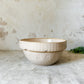 Antique Inverted Diamond 10" Stoneware Crock Bowl