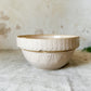 Antique Inverted Diamond 10" Stoneware Crock Bowl