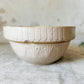 Antique Inverted Diamond 10" Stoneware Crock Bowl