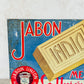 Vintage Mexican Soap Advertising Sign