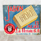 Vintage Mexican Soap Advertising Sign