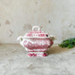 Red Transferware Tureen