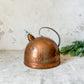 Vintage Art Deco Copper Kettle with Bird Whistle