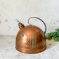 Vintage Art Deco Copper Kettle with Bird Whistle