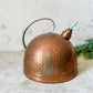 Vintage Art Deco Copper Kettle with Bird Whistle