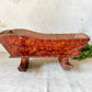 Antique Doll Cradle with Hand Painted Wood Grain