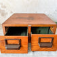 Vintage Globe Wernicke Two Drawer Library Card Catalog