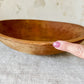 Vintage 11" Turned Wood Bowl