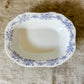 Vintage "Romeo" by Cauldon Purple Transferware Ironstone Serving Dish, c1930