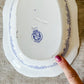 Vintage "Romeo" by Cauldon Purple Transferware Ironstone Serving Dish, c1930