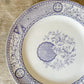 Bates, Gildea & Walker "Satsuma" Purple Transferware 10" Ironstone Plate, c1880