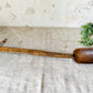 Primitive Hand Carved 26" Spoon with Leather Strap