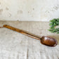 Primitive Hand Carved 26" Spoon with Leather Strap