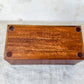 Vintage Mahogany Wood Tea Caddy