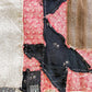 Antique Broken Dishes Unfinished Quilt Top | Late 1800s Calico Fabrics
