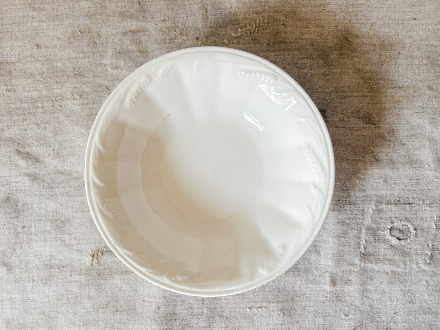 Arthur Wilkinson Wheat Ironstone 8" Bowl, c1910