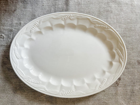 Arthur Wilkinson Ironstone Wheat 14" Serving Platter, c1910