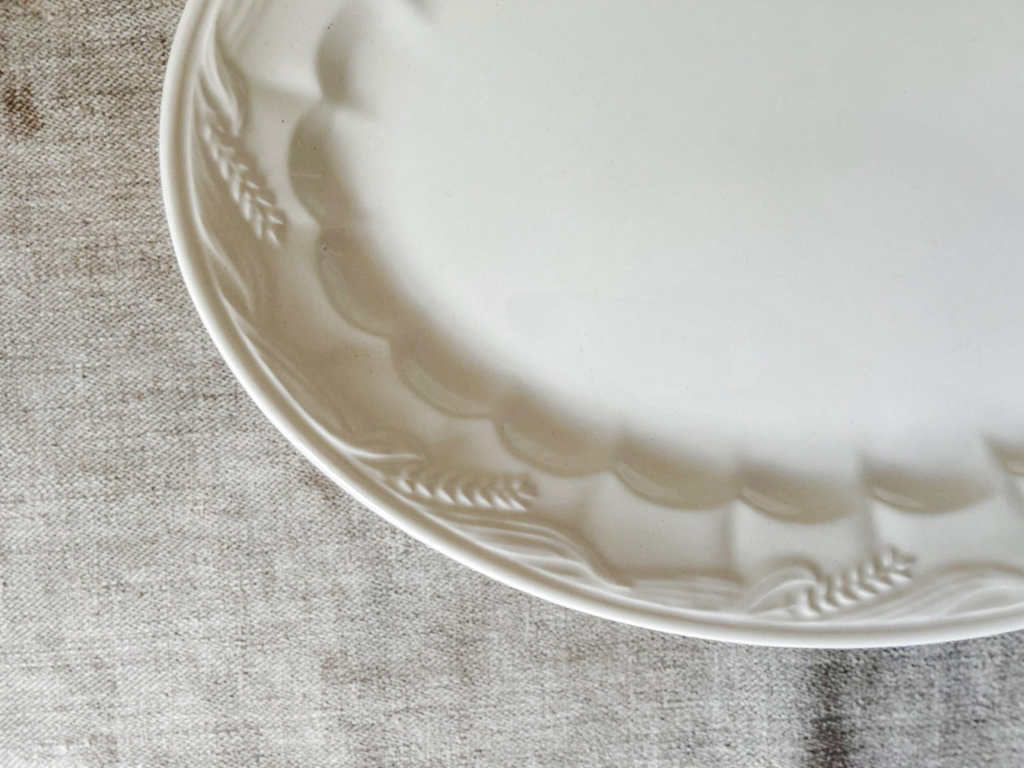 Arthur Wilkinson Ironstone Wheat 14" Serving Platter, c1910