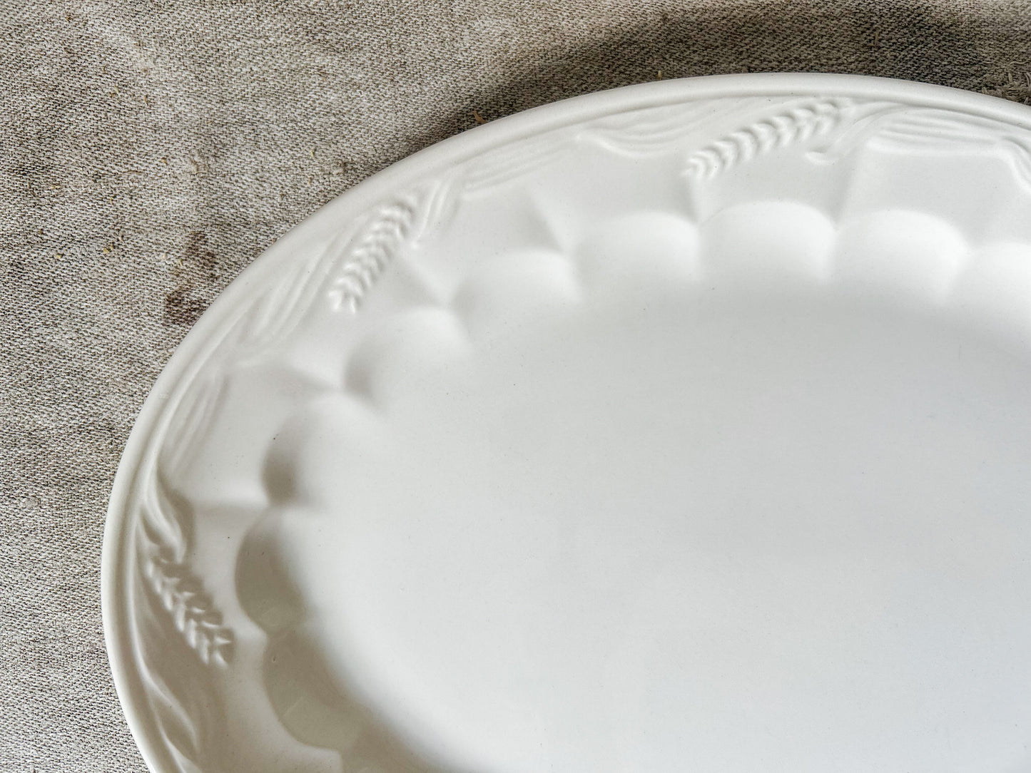 Arthur Wilkinson Ironstone Wheat 14" Serving Platter, c1910