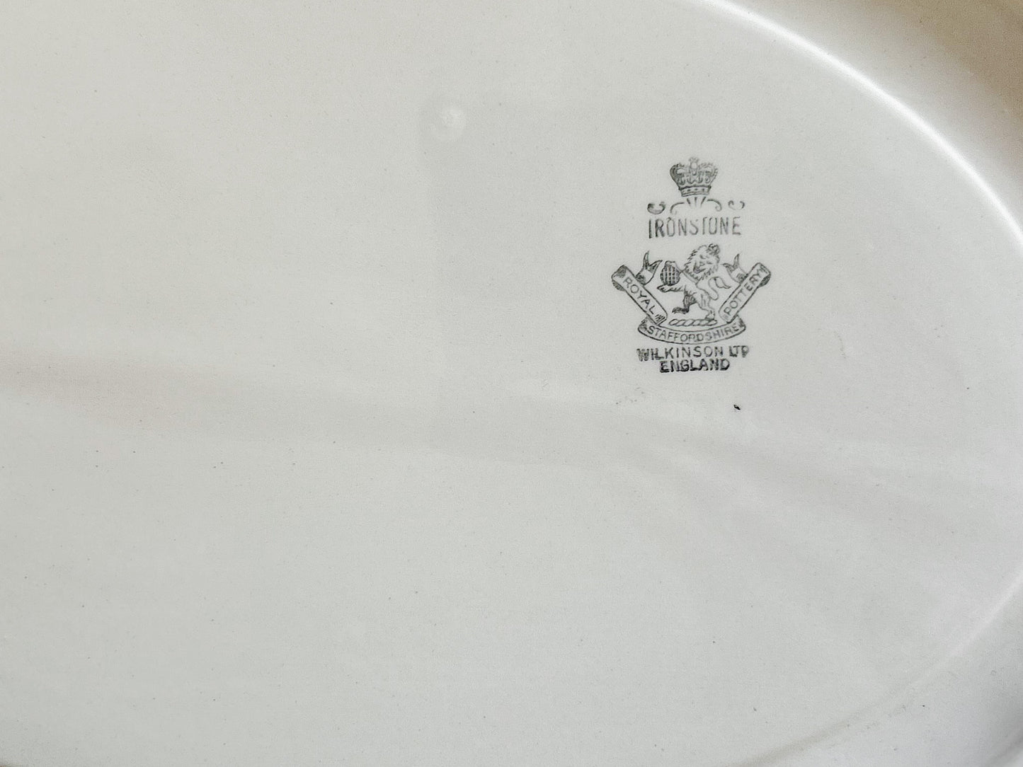 Arthur Wilkinson Ironstone Wheat 14" Serving Platter, c1910