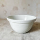 Vintage 7" White English Pudding Bowl
