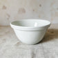 Vintage 7" White English Pudding Bowl